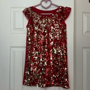 Red Sequins dress